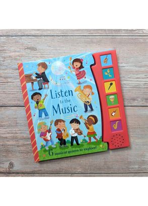 North Parade Publishing - Listen To The Music 6 Button Sound Book ...