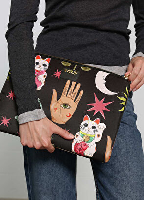 Fortuna 13" 14" Baskılı Kadın Laptop Kılıfı - Görsel 4