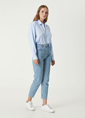 Beymen Club Açık Mavi Cepli Gömlek - 3