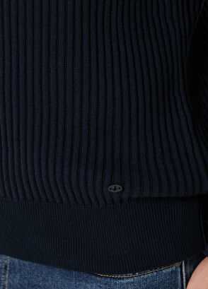 Beymen Club Navy Blue Polo Neck Knitwear - 7