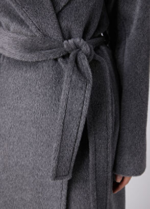 Beymen Club Dark Grey Double-Breasted Coat - 8