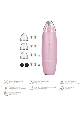 Geske  SmartAppGuided MicroDermabrasion Blackhead Remover 7 in 1 Siyah Nokta Temizleme Aleti  - 6