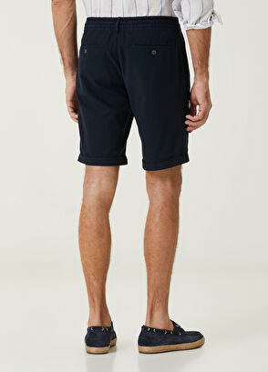 Beymen Club Lacivert Beli Kordonlu Şort - 3