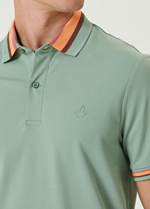 Beymen Club Comfort Fit Polo Yaka Colorblocked Detaylı T-shirt - 6