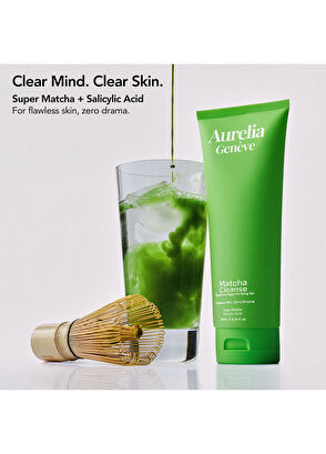 Aurelia Genève Matcha Cleanse Glow Green Purifying Gel - 4