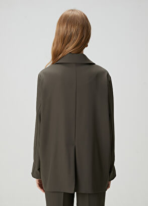 Beymen Club Khaki Palm Print Blazer - 5