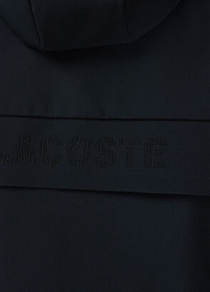 Siyah Baskılı Kapüşonlu Regular Fit Kadın Yağmurluk - Görsel 7