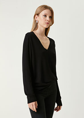 Beymen Club Black Logo Embroidered Knitwear - 4