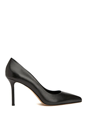 Beymen Club Black Leather Heels - 6