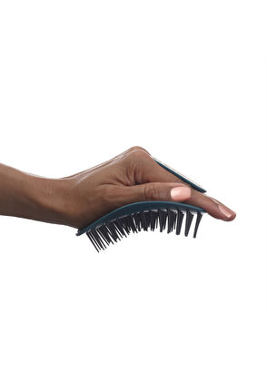 Manta Hair Curls Soft Teals Gold Brush for Thick and Curly Hair - 7