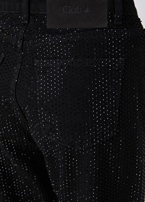 Beymen Club Black Hotfix Straight Jeans - 5