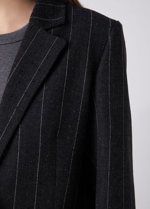 Beymen Club Siyah Mono Kapama Blazer - 8