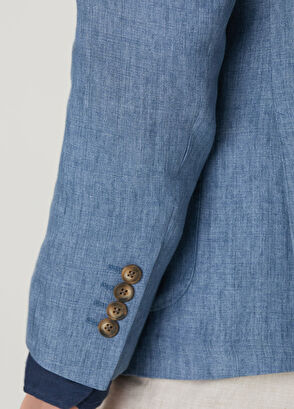 Beymen Club Mavi Keten Ceket - 8