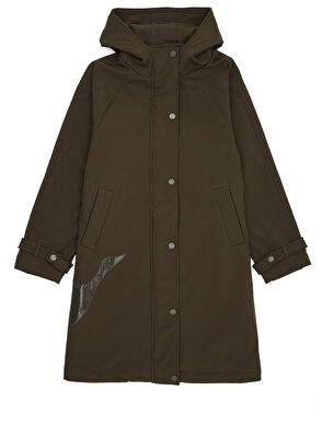 Beymen Club Khaki Hooded Coat - 8