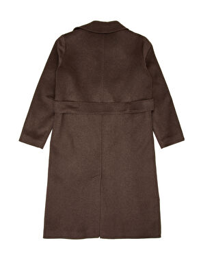 Beymen Club Brown Belted Cashmere Coat - 7
