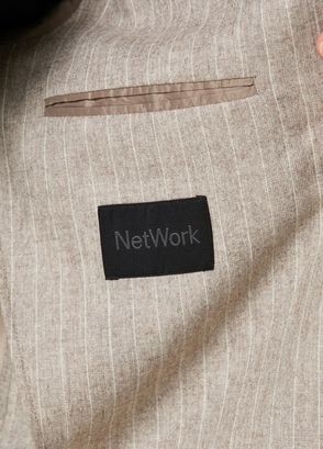 Network Bej Yün Karışımlı Takım Elbise - 8