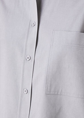 Beymen Club Gri Boyfriend Dış Gömlek - 5