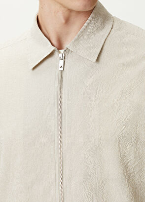Beymen Club Beige Embossed Outer Shirt - 6