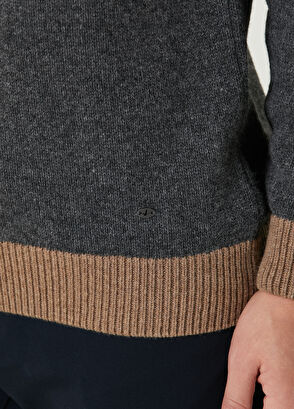 Beymen Club Anthracite Wool Sweater - 7