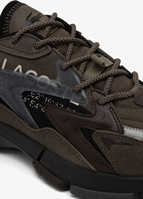 L003 Neo Tech Koyu Kahverengi Erkek Sneaker - Görsel 7