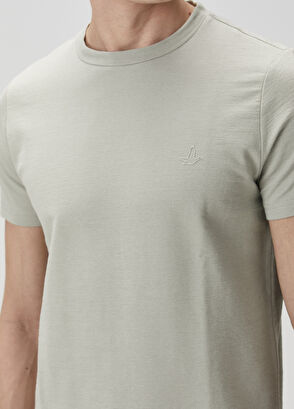 Beymen Club Relaxed Fit Açık Haki T-shirt - 6