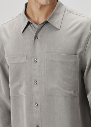 Calvin Klein Relaxed Fit Grey Shirt - 5