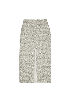 Ekru Kırçıllı Midi Tweed Etek Beymen Club Ekru Kırçıllı Midi Tweed Etek - 6