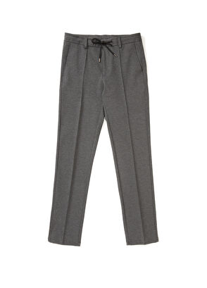 Beymen Club Gri Beli Kordonlu Nervürlü Örme Spor Pantolon - 6