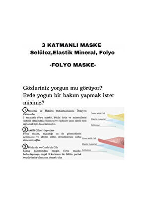 Dermal Gold Flash Foil Eye Mask 3 Katmanlı Altın Göz Altı Torbalarına Karşı Kağıt Göz Maskesi 5'li Set 4 gr - 4