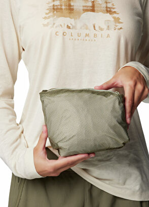 Arcadia II Yeşil Kadın Yağmurluk - Görsel 9