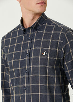 Beymen Club Comfort Fit Lacivert Gömlek - 6