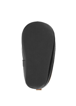 Carter's Brown Toddler Boy Slippers with Red Lace Detail - 5