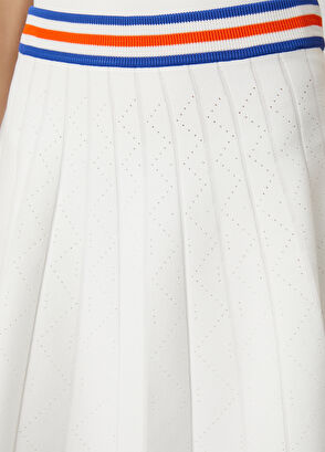 Beymen Club White Line Detailed Mini Skirt - 6