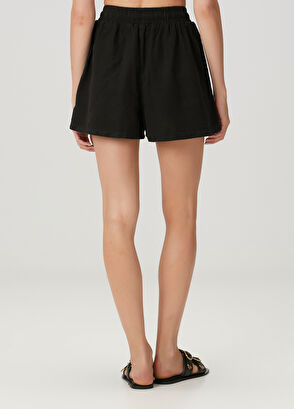 Beymen Club Siyah Keten Şort - 5