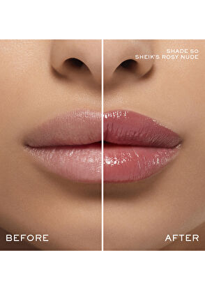 Lancome Idole Butterglow 50 Sheik's Rosy Nude Lip Balm - 4