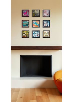 Un Poco Wow İpek Tablo Koleksiyonu 24 x 24 cm - 6