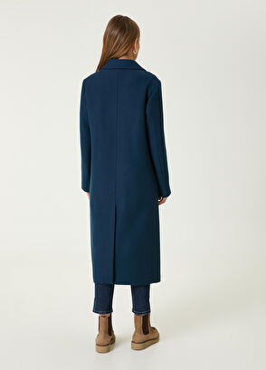 Beymen Club Oil Double Breasted Wool Coat - 6