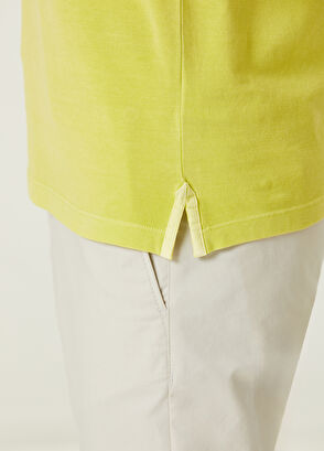 Beymen Club Slim Fit Yellow Polo Collar T-shirt - 7