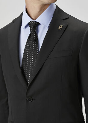 Pal Zileri Black Wool Suit - 6