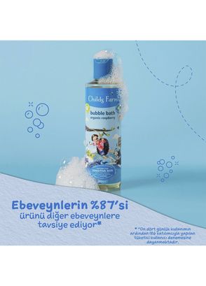Childs Farm Organic Raspberry Essence Children's Bath Foam 250 ml - 3