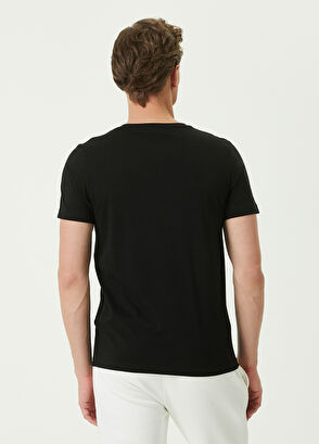 Beymen Club Black V-Neck Basic T-shirt - 4