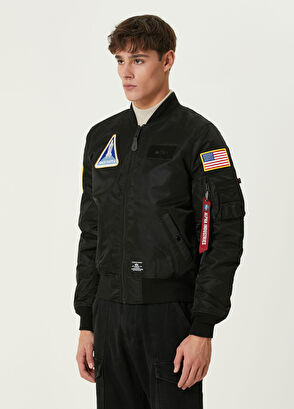 Siyah Patch Detaylı Mont - Görsel 4