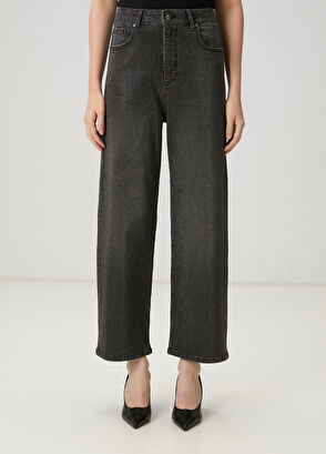 Beymen Club Koyu Gri Taşlı Jean Pantolon - 3