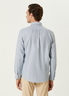 Beymen Club Comfort Fit Koyu Mavi Oxford Gömlek - 5