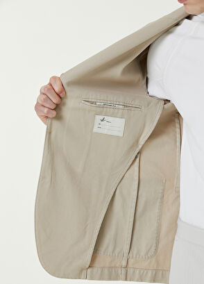 Beymen Club Bej Panama Dokulu Ceket - 7