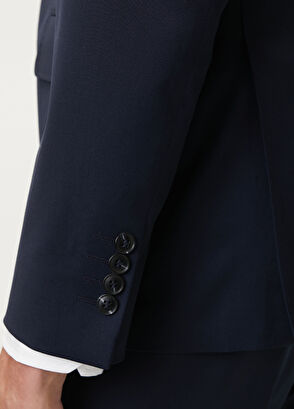 Beymen Club Navy Blue Imported Wool Suit - 7