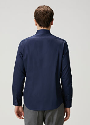 Beymen Club Comfort Fit Navy Blue Shirt - 4