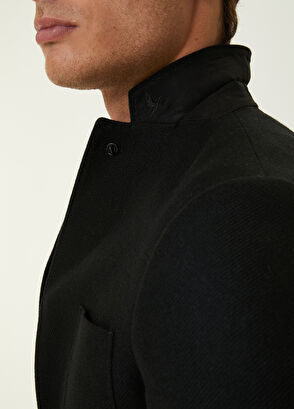 Beymen Club Drop 6 Siyah Kaşe Yün Blazer - 6
