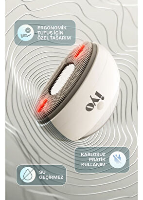 İyo Trio RF Facial Care+Ultrasonic Wave Face Cleanser Cilt Temizleme Cihazı - 6