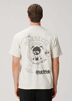Domrebel Varsity Bear Printed T-Shirt - 4